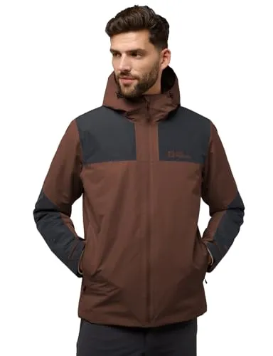 Jack Wolfskin Winterjacke JASPER INS JKT M - Atmungsaktive & Wasserdichte Jacke - Funktionsjacken mit TEXAPORE Technologie, atmungsaktiv, wasserdicht und winddicht, ideal für Outdoor-Aktivitäten.