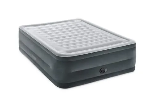 Intex 64418ND DuraBeam ComfortPlush MidRise Luftbett - Betten: Komfortables Luftbett mit integrierter Elektropumpe für schnelles Aufpumpen in nur 4 ¾ Minuten und hervorragender Unterstützung dank innovativer Fiber-Tech Technologie.