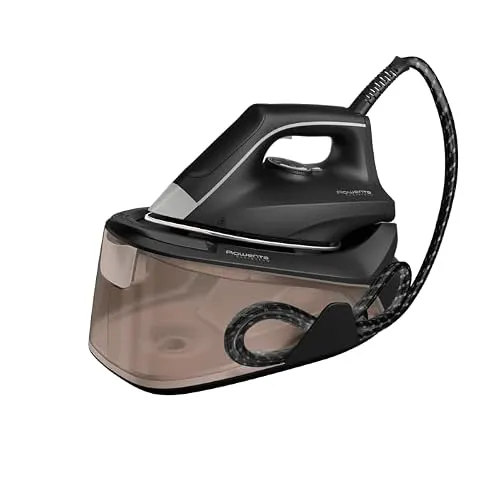 Rowenta Easy Steam, Bügeleisen mit Hochleistungs-Dampfgenerator, kontinuierlicher Dampf von 110 g/min, Dampfstoß von 270 g/min, Druck 5,6 bar, Tank 1,4 l, Eco-Modus, VR7141