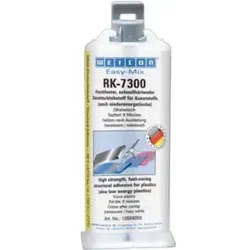 Easy-Mix RK-7300 - Acrylat-Strukturklebstoff für Kunststoffe - Klebeprodukte: Schnellhärtender, lösemittelfreier Strukturkleber, ideal für niederenergetische Kunststoffe. Hohe Festigkeit und zähelastische Eigenschaften für vielseitige Anwendungen.