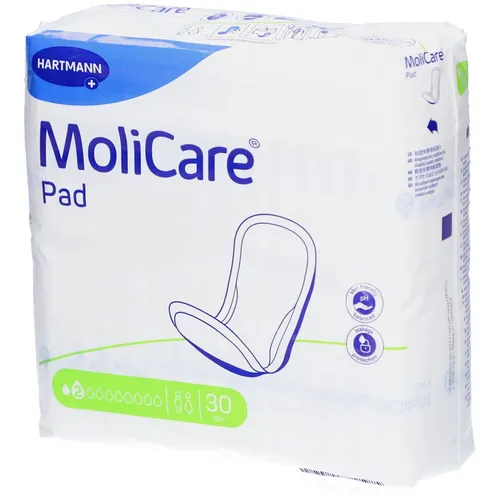 MoliCare Pad 2 Tropfen - Einlagen für leichte Blasenschwäche, antibakterielles Vlies sorgt für sicheren Schutz und Diskretion im Alltag.