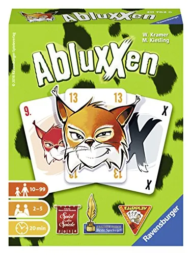 Abluxxen Kartenspiel von W. Kramer & M. Kiesling - Ravensburger Kartenspiel, neu und versiegelt, für spannende Spieleabende mit Familie und Freunden.