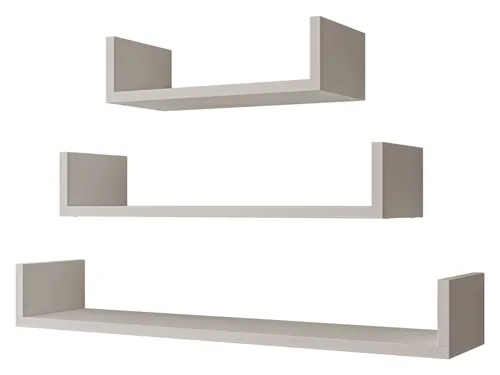 Mirjan24 Wandregal Kaschmir 80x11x18 cm – Modernes Hängeregal für Ihr Wohnzimmer - Elegantes Wandregal aus Holzwerkstoff, ideal für die stilvolle Präsentation von Dekoration. Einfache Montage mit Haken, bietet kreative Ablagefläche für jeden Raum.