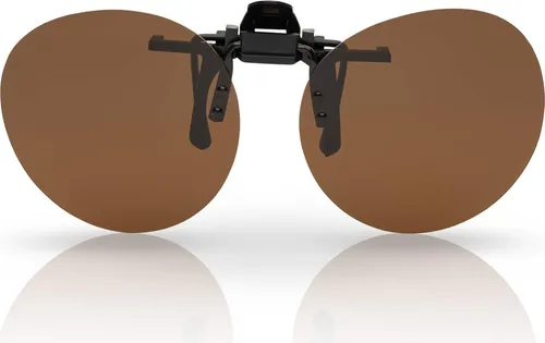 City Vision Polarisiert Sonnenbrille Brillen Aufsatz Polarized Clip On Brillen Aufsatz 30444 Braun