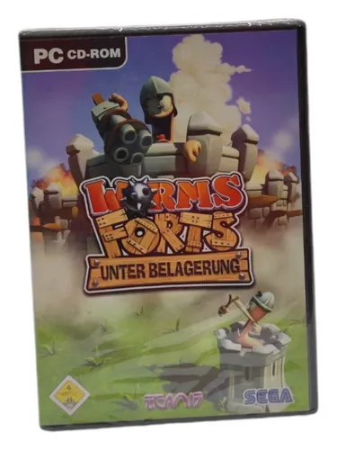 Worms Forts - Unter Belagerung (PC DVD Spiel) - NEU & OVP - Action & Abenteuer: Erlebe strategische Kämpfe mit den beliebten Worms, jetzt neu und versiegelt für stundenlangen Spielspaß!