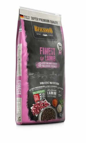 Belcando Finest GF Lamb Trockenfutter für kleine Hunde | Getreidefrei 12,5 kg - Getreidefreies Trockenfutter für kleine Hunde, mit hochwertigem Lamm als Hauptzutat, ideal für adulte Hunde und in Deutschland hergestellt.