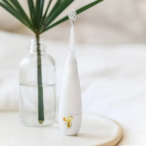 Jack N' Jill Tickle Tooth Sonic Schallzahnbürste - Elektrische Zahnbürste für Kinder von 0-6 Jahren, mit sanften Borsten für eine sichere und effektive Reinigung, ideal für gesunde Zähne und Spaß beim Zähneputzen.