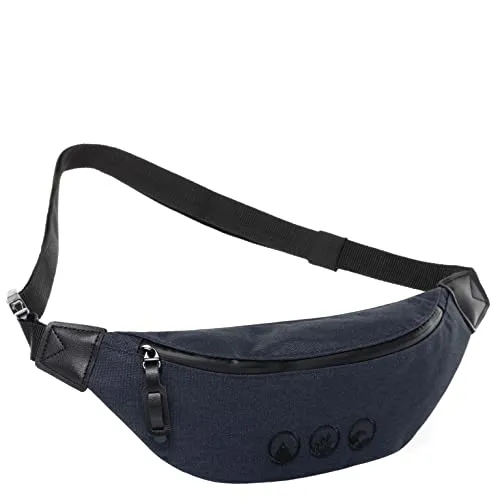 SONS OF ALOHA Body Bag Brusttasche für Stadt Festival Reise Gross Hüfttasche Crossbody Bag recyceltes Meeresplastik wasserabweisend, Ocean-blau