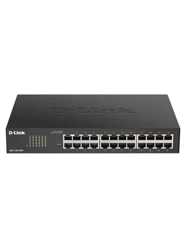 DGS 1100-24V2 24-Port Gigabit Smart Managed Switch - Netzwerk-Switches, 24 Ports für hohe Datenübertragungsraten, ideal für kleine bis mittelgroße Netzwerke mit einfacher Verwaltung.