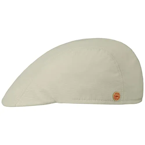 Mayser Prince Coolmax Sunblocker Flatcap Schirmmütze Schiebermütze Sonnencap Herren - Made in The EU mit Schirm, Futter Winter Herbst Frühjahr Sommer Frühling-Sommer Herbst-Winter - 58 cm Hellbeige
