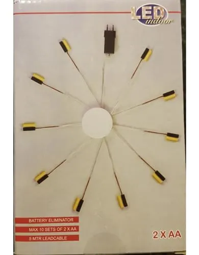 Coen Bakker Batterie Netzteil Adapter für 10 Geräte - Batterien & Ladegerätesets - Nie wieder Batterien wechseln! Versorgen Sie Geräte mit 3 AA Batterien dauerhaft über ein Netzteil und schonen Sie die Umwelt.