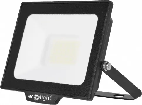 Schwarzer LED-Flutlichtstrahler NL-1 30W 6500K 2700lm IP65 EC20184