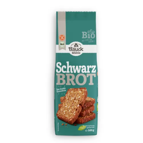 Bauckhof Schwarzbrot (glutenfrei) 500g Bio von Bauckhof