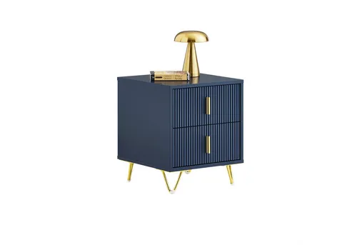 SoBuy Nachttisch FBT115 in blau von SoBuy