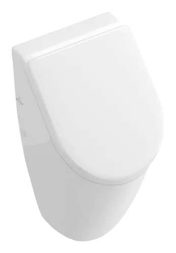 Villeroy & Boch Absaugurinal Subway 75130101 - Urinale mit verdecktem Zulauf, ideal für ein modernes Badezimmer-Design. Sanitärporzellan und Befestigungssatz für einfache Montage inklusive.