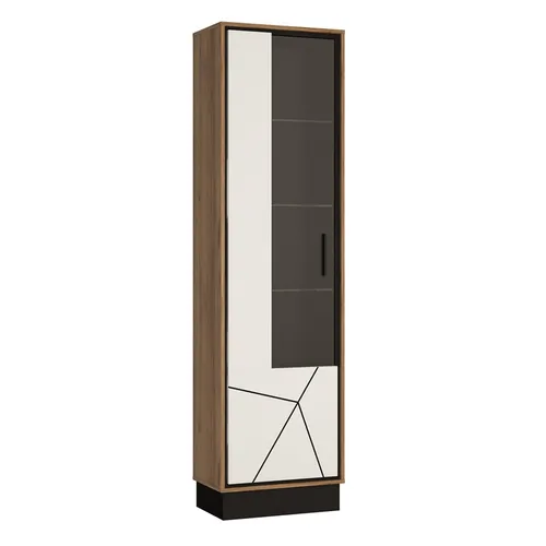 Moderne Vitrine BRISTOL-129 in Eiche Nb.