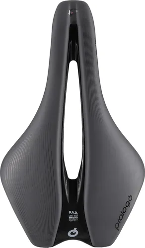 Prologo Dimension R2 Nack 143mm Anthrazit/Schwarz - Hochwertiger Fahrradsattel - Fahrradsättel mit ergonomischem Design für optimalen Komfort und Unterstützung auf langen Fahrten.