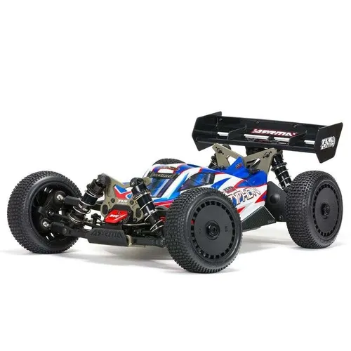 ARRMA TLR Tuned TYPHON 6S 4WD BLX Buggy 1:8 RTR - Hochleistungs-RC Buggy - RC Modellbau Buggy, 4WD Antrieb und Brushless Motor, für rasante Fahrten und beeindruckende Geschwindigkeit, ideal für Abenteuer im Freien.