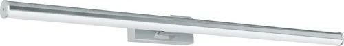 EGLO VADUMI Wandleuchte, weiß - Stilvolle LED Spiegelleuchte - Lampen - Die 78 cm lange VADUMI Wandleuchte aus chromfarbenem Metall und weißem Kunststoff sorgt für neutralweißes Licht und ist dank IP44 Spritzwasserschutz ideal für das Badezimmer.