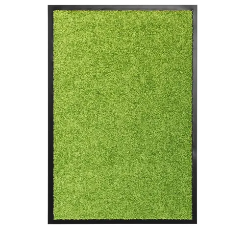 vidaXL Waschbare Fußmatte Grün 40x60 cm in grün von vidaXL