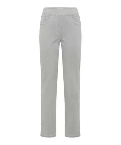 RAPHAELA by BRAX 5-Pocket-Hose PAMINA FUN - Stylische Slim Fit Damenhose mit hoher Taille, ideal für jeden Anlass. Die elastische Dynamic-Qualität sorgt für optimale Bewegungsfreiheit und Tragekomfort. Ein Must-Have für jede Garderobe!