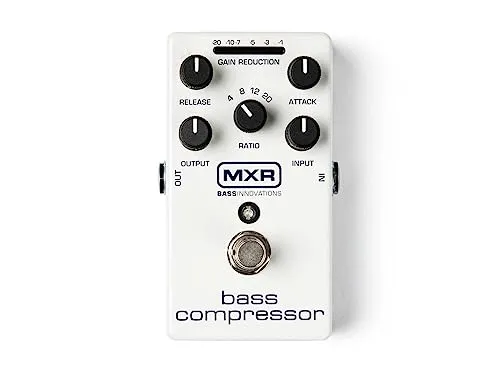 Jim Dunlop MXR Bodeneffektgerät für Bassgitarren - Gitarren-Kompressoren mit CHT-Technologie für klare Leistung und True Bypass, ideal für einen tollen Sound. Leichtes Aluminium-Gehäuse, Made in California.
