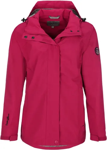 Blue Wave Damen Funktionsjacke Britta - Regenjacke mit Mesh-Futter - Funktionsjacke für Damen, wasserabweisend und atmungsaktiv mit 5000 mm Wassersäule. Ideal für Outdoor-Aktivitäten, ausgestattet mit abnehmbarer Kapuze und verstellbaren Ärmelbündchen für optimalen Tragekomfort.