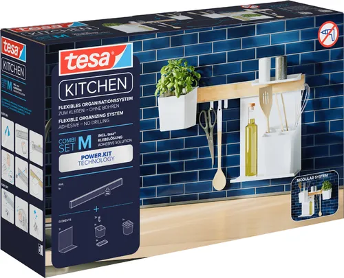 Tesa COMBI-Set M (70041-00000-01) - Home und Living divers, vielseitiges Set für kreative DIY-Projekte und einfache Reparaturen im Haushalt.