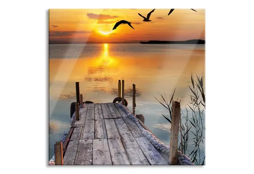 Poster & Bildende Kunst Beige von Pixxprint