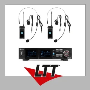 Power Dynamics PD522B UHF-Funkmikrofonset mit 2 Taschensendern