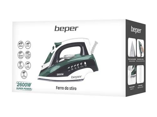Dampfbuegeleisen Bügeleisen 2600W Beper P204FER003