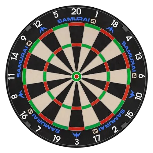 Mission Darts Samurai 4 Bristle-Dartscheibe – White Spider Edition