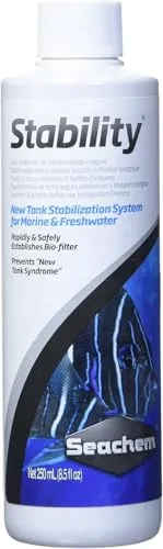 Seachem Stabilitätswasseraufbereitung Stability Tank Stabilization System 250 ml (1er Pack)