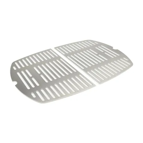 Edelstahl INOX Grillroste für Weber Q200/2000 Baureihe - spülmaschinenfest - Grillroste aus rostfreiem Edelstahl, passgenau für Weber Q200/Q2000. Leicht zu reinigen und spülmaschinenfest, ideal für Grillliebhaber!