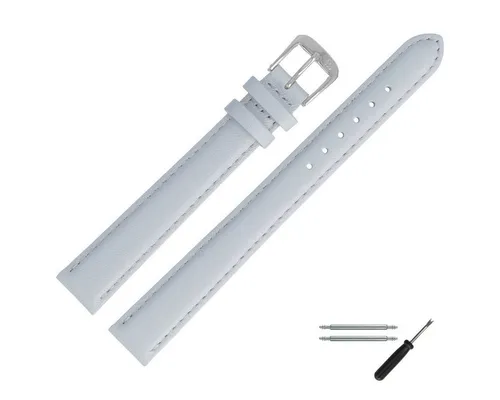 MARBURGER Uhrenarmband 14mm Leder XL Extra Lang