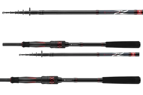 DAIWA Ninja X-Compact Spin 2,45m - Teleskoprute für Süßwasserangeln - Angelruten: Teleskoprute mit 8 Rutenringen, ideal für alle Süßwasserfische. Leicht und kompakt mit 170g, perfekt für Angler auf der Suche nach Flexibilität!