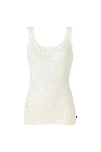 LikeIt Damen Spitzen-Top Ivory,Größe S