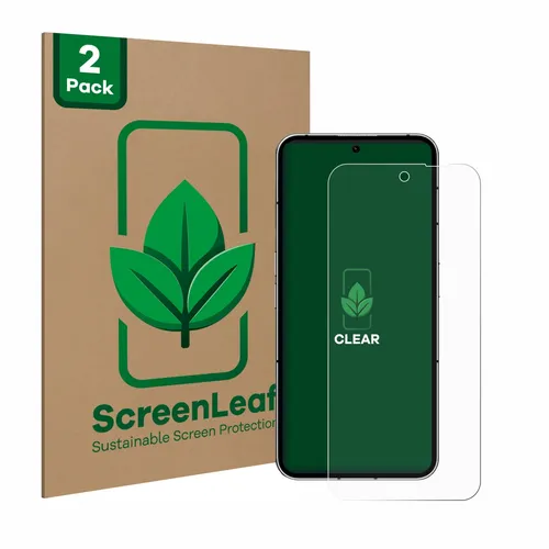 2x ScreenLeaf Displayschutzfolie für Nothing Phone (2) nachhaltig verpackt
