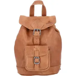 The Skandinavian Brand Damen Lederrucksack mini Style Cognac