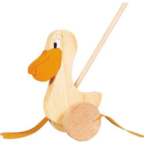 Goki WP006 - Schiebetier Pelikan, hochwertiges Material und flexible Gestaltung für spielerisches Lernen