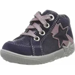 Superfit Halbschuhe Uni 363939393333 Blau 20 EU - Lauflernschuhe für Mädchen - Bequeme Halbschuhe für kleine Entdeckerinnen in Blau, aus weichem Velourleder, ideal für den Alltag und die ersten Schritte.