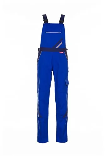 Planam Highline Damen Latzhose Kornblau Marine Zink Modell 2338 - Größe 54 - Arbeitshosen mit neun praktischen Taschen für optimalen Stauraum. Robustes Material und durchdachtes Design gewährleisten Komfort und Funktionalität im Arbeitsalltag.