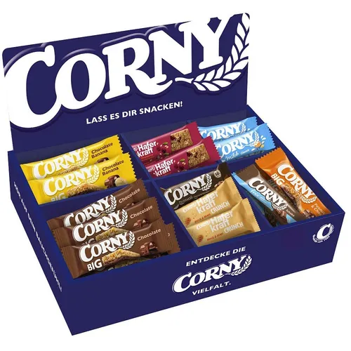 CORNY Sortimentskarton Müsliriegel 64 Riegel von CORNY