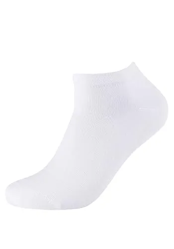 Camano Unisex Sneakersocken bamboo 4er Pack 39/42 white