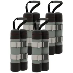Outsunny Sandsäcke für Pavillons - 4er Set - Zubehör für Pavillons, robust und windbeständig mit bis zu 12 kg Sand pro Beutel. Schnelles Befüllen durch Reißverschluss und einfacher Transport dank Handgriff.