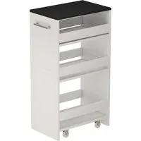 Vicco Barschrank Rivo, Weiß/Anthrazit - Stilvoller Stauraum - Barschränke mit modernem Design, ideal für kleine Räume und platzsparend mit 30 cm Breite. Perfekt für gemütliche Abende!