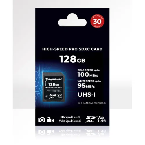 Produktbild Voigtländer Prof. High-Speed SDXC 128 GB