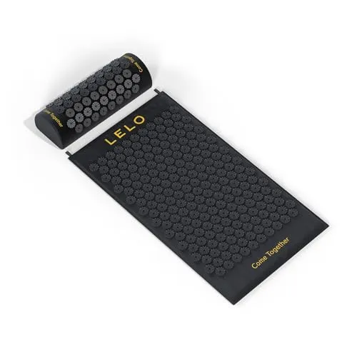 LELO Akupressurmatte für Entspannung, Massagematte Nagelmatte Akupressurmatte mit Kissen, Rückenmassage Matte, Akupressurmatte Rücken, Akkupressmatte, Akupunktur Matte