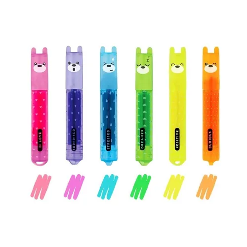 TEXTMARKER SET MIT 6 MINI-MARKERN TEDDY´S STYLE VON LEGAMI NEU OVP