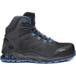BASE Protection Unisex K-road Sicherheitsschuhe, Schwarz Blau, 43 EU - Herren Industrie & Handwerk Schuhe mit innovativer i-Daptive-Technologie für maximalen Komfort und Anti-Ermüdungseffekt, ideal für verschiedene Arbeitsbedingungen.